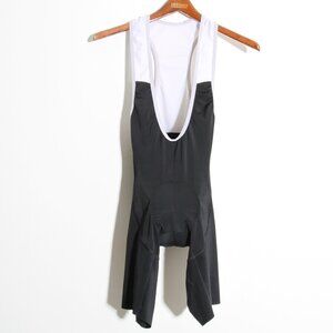 Limkoo Cycling Bib Shorts Bike Padded Black White Men's Mesh Size Medium